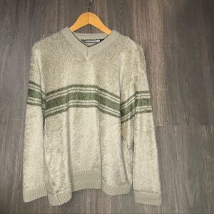 Bullhead Striped Knit Sweater Size Large